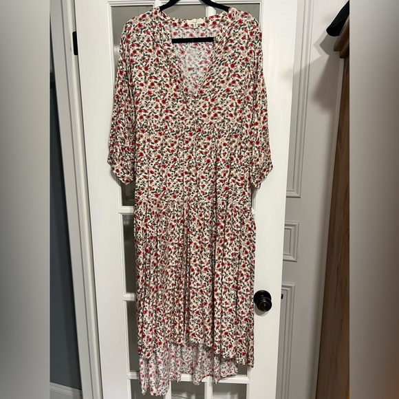 Cute Hi - Lo Floral Print Dress - Picture 1 of 8